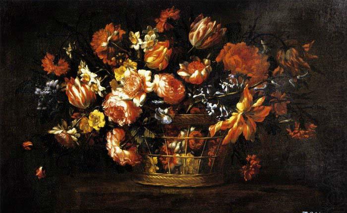 PASSEROTTI, Bartolomeo Basket of Flowers china oil painting image